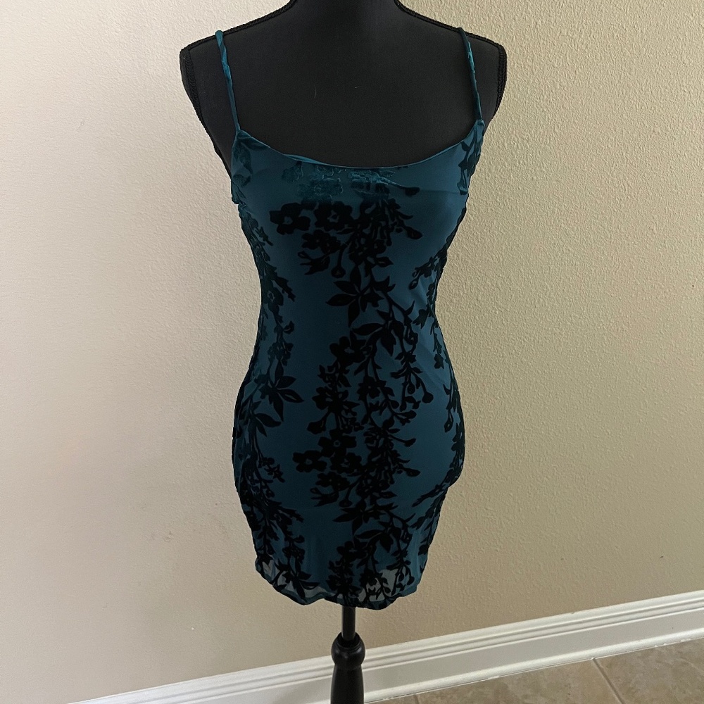 Small Velvet Windsor Party Dress- Size Small